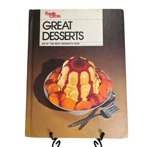VTG 1978 Family Circle Great Desserts Cookbook, Hardcover